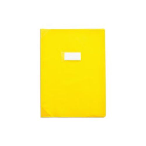 Elba Protège-Cahier 24 X 32 Cm Strong Line Opaque 15/100e + Renforcés (30/100e). Coloris Jaune