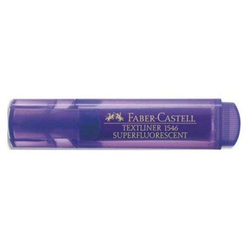 Faber Castell Surligneur Textliner 1546, Pointe Feutre Biseautée, Coloris Violet