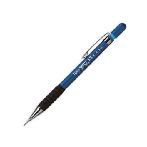 Pentel Porte-Mines 0,7 Mm Rechargeable Corps Plastique Bleu Grip Caoutchouc A-317