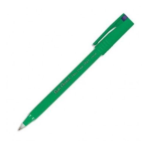 Pentel Stylo Feutre À Bille Pointe Plastique 0,8 Mm Encre Bleue Corps Plastique Vert R 50