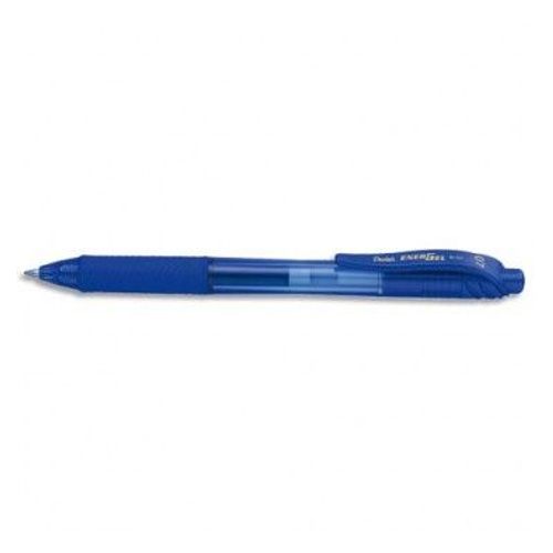 Pentel Roller Rétractable Energel X Pointe Moyenne Bleu