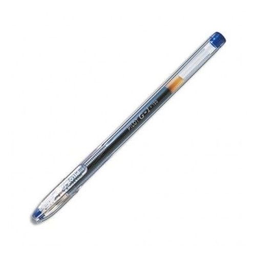 Pilot Stylo À Bille Pointe Fine Encre Gel Bleue Corps Plastique Et Capuchon G1 05