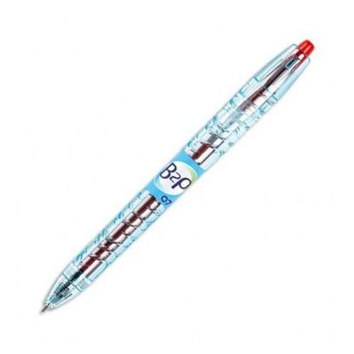 Pilot Stylo À Bille Pointe Moyenne Encre Gel Rétractable Begreen Encre Rouge B2p