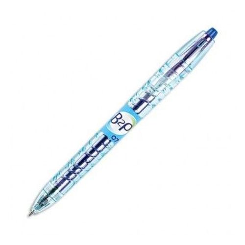 Pilot Stylo À Bille Pointe Moyenne Encre Gel Rétractable Begreen Encre Bleue B2p