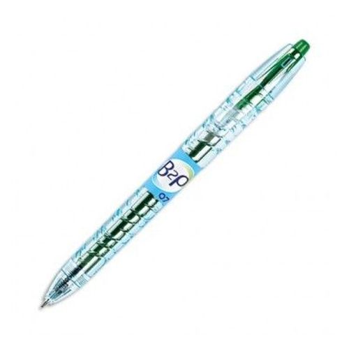 Pilot Stylo À Bille Pointe Moyenne Encre Gel Rétractable Begreen Encre Verte B2p