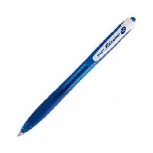 Pilot Stylo Bille Rétractable Moyen Rexgrip Begreen Bleu