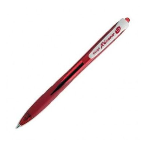 Pilot Stylo Bille Rétractable Moyen Rexgrip Begreen Rouge