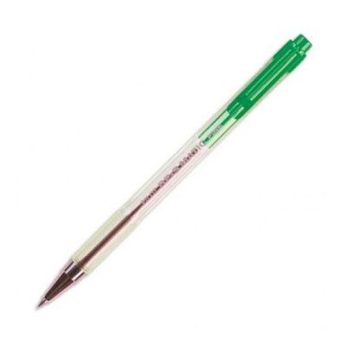 Pilot Stylo À Bille Rechargeable Pointe Fine Rétractable Encre Verte Corps Plastique Cristal Bps-Matic