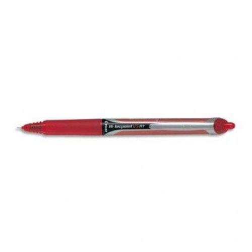 Pilot Stylo Roller Rétractable Et Rechargeable Pointe Hi-Tec V5 Rt Rouge