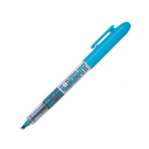 Pilot Surligneur De Poche Pointe Biseautée Encre Liquide Coloris Bleu V-Light
