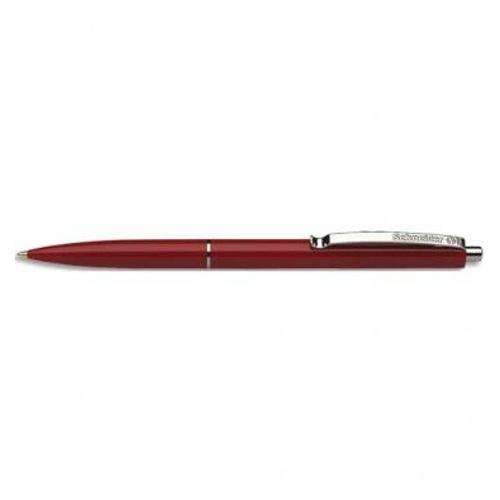 Schneider Stylo Bille Rétractable K 15 Avec Clip En Métal. Encre Rouge