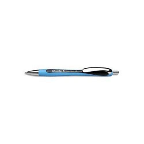 Schneider Stylo Bille Rétractable Et Rechargeable, Encre Indélébile Noire