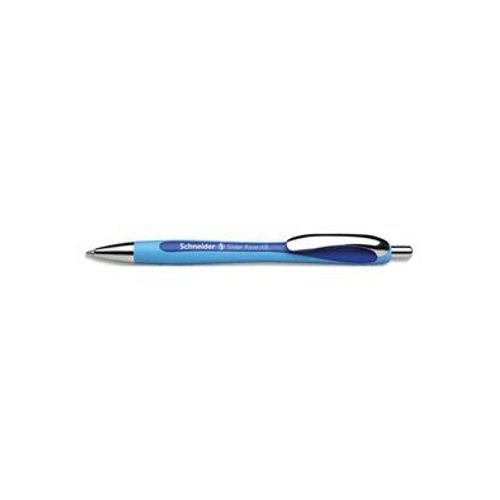 Schneider Stylo Bille Rétractable Et Rechargeable, Encre Indélébile Bleue