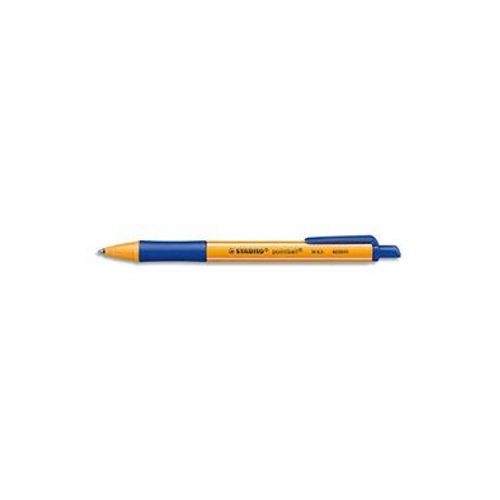 Stabilo Stylo À Bille Rétractable Avec Grip Confort Gamme Green 80% Recyclé Encre Bleue