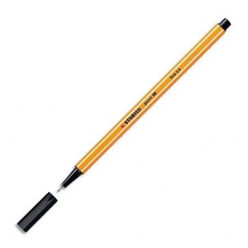 Stabilo Stylo Feutre Point 88 Noir, Pointe Fine 88/46