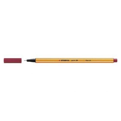 Stabilo Stylo Feutre Point 88 Rouge Bordeaux, Pointe Fine 88/50