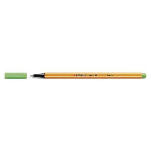 Stabilo Stylo Feutre Point 88 Vert Feuille, Pointe Fine 88/43