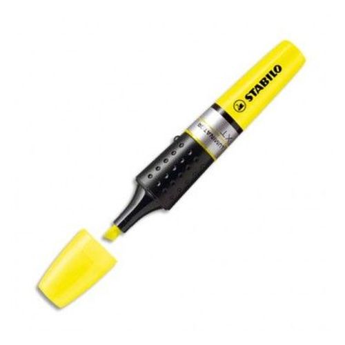 Stabilo Surligneur Pointe Biseautée Encre Liquide Jaune Luminator