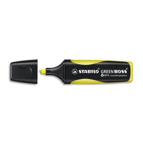 Stabilo Surligneur Greenboss, 83% De Matière Recyclée, Coloris Jaune