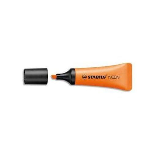 Stabilo Surligneur Tampon Boss Neon Orange, Pointe Biseautée, Encre À Base D'eau