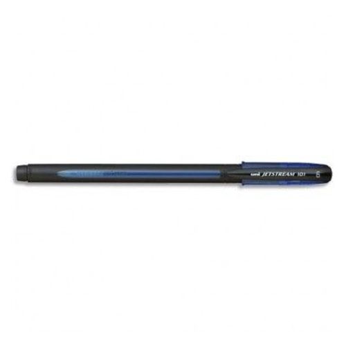 Uniball Stylo Bille Encre Gel Jetstream 101 Pointe 1mm Bleu, Idéal Pour Les Gauchers. Pointe Moyenne
