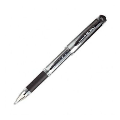 Uniball Signo Broad Stylo À Bille Pointe Large Encre Gel Bronze Corps Avec Grip + Capuchon