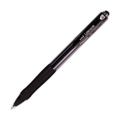 Uniball Stylo À Bille Rechargeable Pointe Moyenne Rétractable Encre Noire Corps Avec Grip Laknock