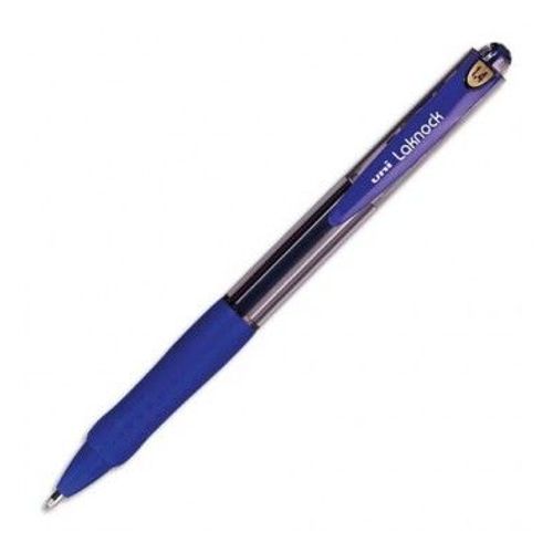 Uniball Stylo À Bille Rechargeable Pointe Large Rétractable Encre Bleue Corps Avec Grip Laknock