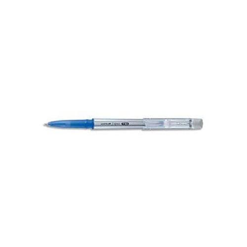 Uniball Roller Encre Gel Bleu Effaçable Signo Tsi. 0,7 Mm Moyenne. Double Gomme : Capuchon Et Embout Stylo
