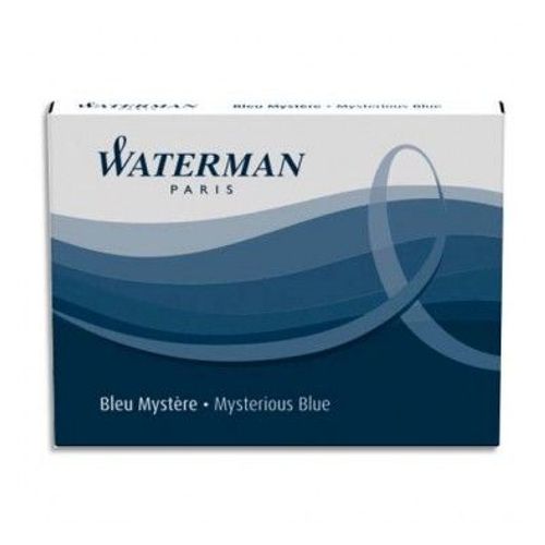Waterman Etui De 6 Mini Cartouches Encre Bleu Sérénité