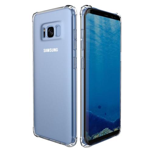 Galaxy S8 Coque Etui Housse Silicone Gel Antichocs Transparent Samsung