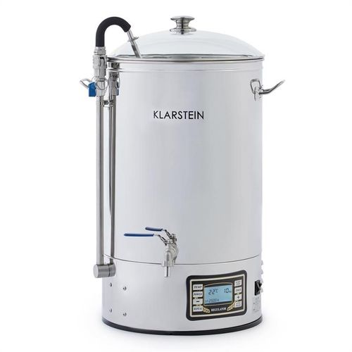 Klarstein Kit de brassage de bière maison cuve à  maîche 2500W inox