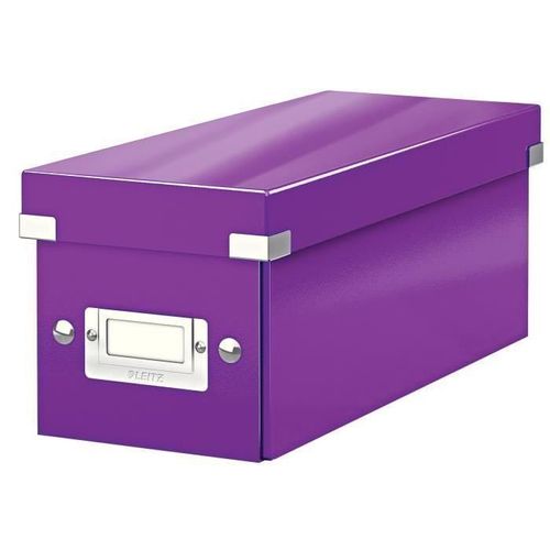 Leitz Boîte Rangement Click&store Cd Wow Violet