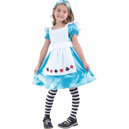 Déguisement Alice Fille - Taille: M 7-9 Ans (120-130 Cm)