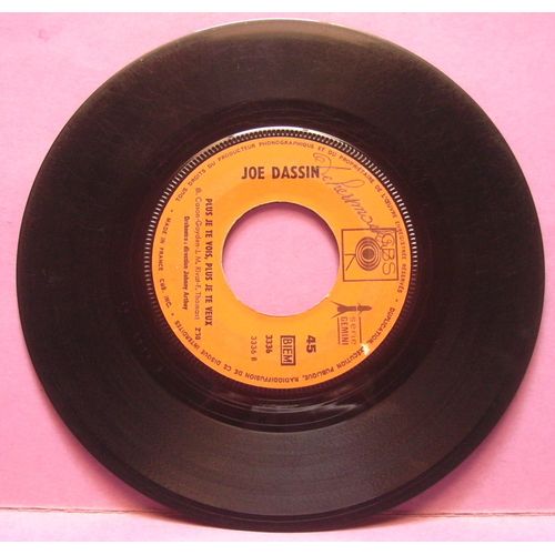 Joe Dassin - La Bande À Bonnot / Plus Je Te Vois, Plus Je Te Veux - Sans Pochette