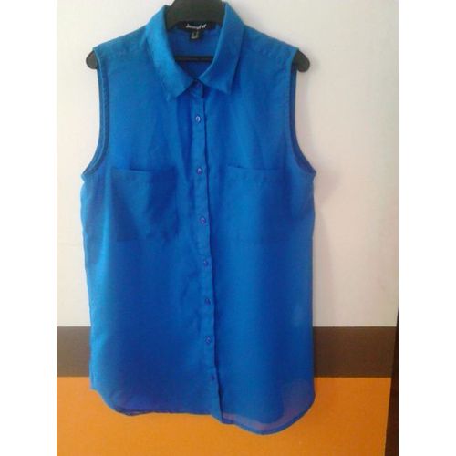 Top Jennyfer Top Fluide Bleu Roii 34