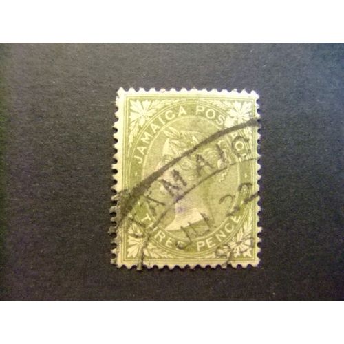 Jamaica 1883 - 96 La Reine Victoria Yvert N 21 Fu Wmk Crown Ca