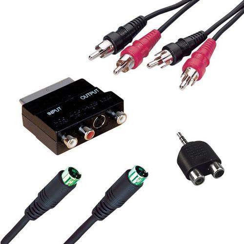 Kit Conectique Audio Video - Cordons et Cables 5 metres