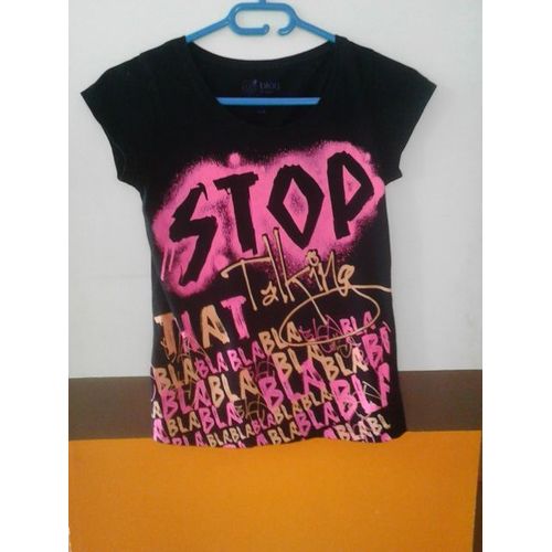 T-Shirt Gémo Tee Shirt Floqué Coton 14 Ans Imprimé