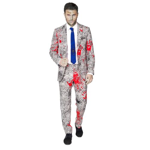 Costume Zombie Opposuits Homme Halloween L / Xl (56)