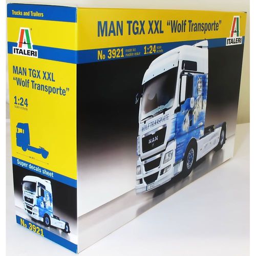 Maquette Camion : Man Tgx Xxl Wolf Transporte
