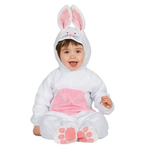 Déguisement Lapin Blanc Et Rose Bébé 1 À 2 Ans
