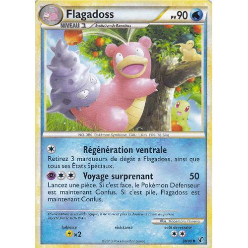 Flagadoss 38/90 - Heartgold Soulsilver : Indomptable - Carte Peu Commune