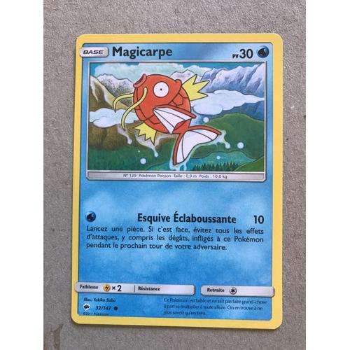 Carte Pokemon Soleil Et Lune 3 Ombres Ardentes Magicarpe 32/147