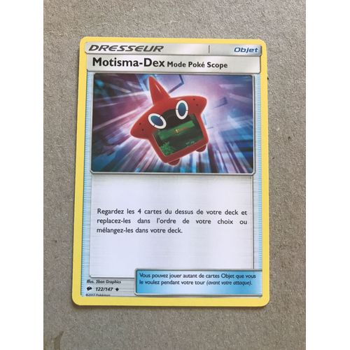 Carte Pokemon Soleil Et Lune 3 Ombres Ardentes Motisma-Dex 122/147