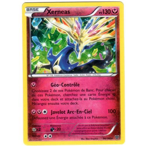 Carte Pokemon - Xerneas Holographique - Edition Xy - 96/146 - Française