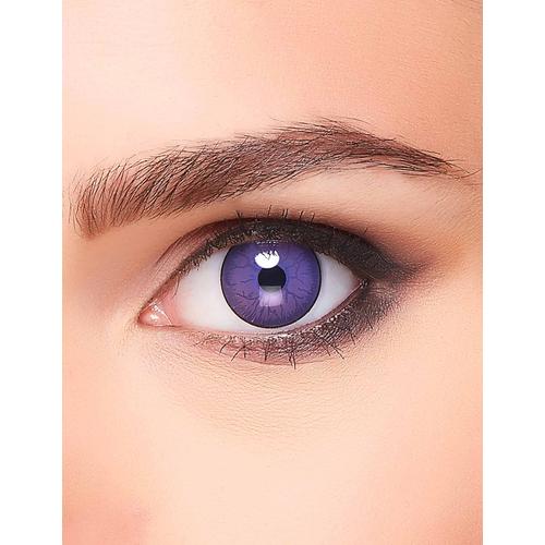 Lentilles Fantaisie Monstre Violet Adulte Taille Unique