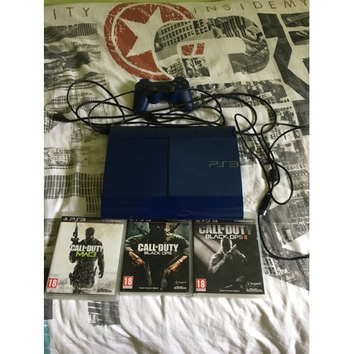 Ps3 500 Go Bleu Ultraslim Avec Jeux