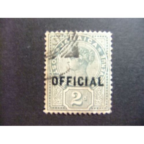 Jamaica 1890 - 91 Queen Victoria Yvert N Service 4 º Fu Wmk Crown Ca