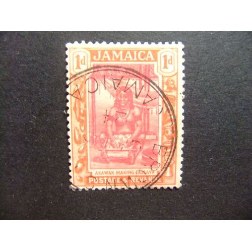 Jamaica 1922 Femme Arawak Yvert N 105 º Fu